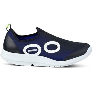 OOFOS Mens OOmg Sport Shoes Size 11 Blue Black Recovery Sneakers Shock Absorbing